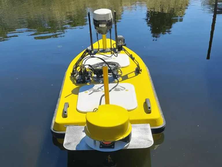 Bathymetrie drone aquatique