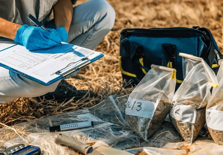Études agronomiques épandage prélèvement et analyse de sol